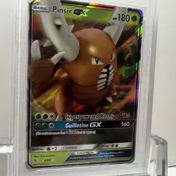 2019 POKEMON SUN & MOON: HIDDEN FATES - #6/68 PINSIR GX - PSA 10 GEM MINT - Image 4