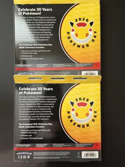 (x2) Pokemon TCG: Pokemon Day 2026 Collection New Sealed - Image 2