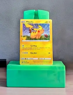 Pokemon Pikachu SWSH039 Sword & Shield Promo Holo Basic 60 HP Pika Bolt - Image 1