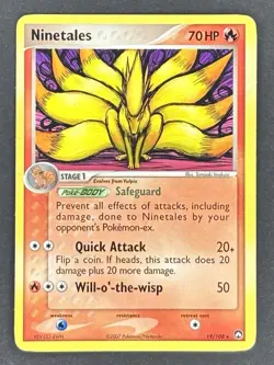 Ninetales 19/108 Pokemon TCG Power Keepers Regular Non Holo - Image 1