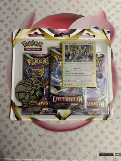 Pokemon TCG Lost Origin Regigigas Promo 3 Booster Blister Pack New Sealed - Image 1
