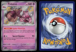 Tinkaton 167/091 Shiny Rare Paldean Fates Pokemon NM - Image 3