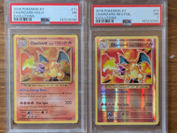 2x 2016 Pokemon XY Evolutions PSA 1 Charizard Holo & Reverse Foil #11 Sequential - Image 1
