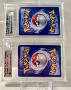2010 POKEMON HEARTGOLD & SOULSILVER #89 RAYQUAZA & DEOXYS LEGEND-HOLO BGS 8.5 &9 - Image 2