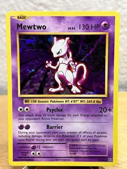 Deck Exclusives Mewtwo (Cracked Ice Holo) 51/108 Holo Holo Rare Pokemon NM/M - Image 1