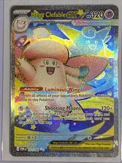 Mega Clefable Ex Pokemon Perfect Order Full Art (103/088). - Image 1