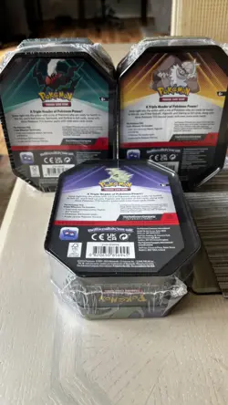 Pokemon TCG Slaking,Tyranitar & Darkrai - Lot Of 3 New Sealed Collectors Tins - Image 2