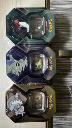 Pokemon TCG Slaking,Tyranitar & Darkrai - Lot Of 3 New Sealed Collectors Tins - Image 4