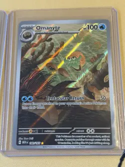 Pokemon TCG Omanyte 180/165 & Mr Mime 179/165 Scarlet & Violet 151 NM/LP - Image 4
