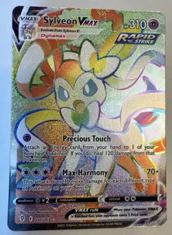 Pokemon TCG Sylveon VMAX 211/203 Evolving Skies Rainbow Secret Rare - Image 1