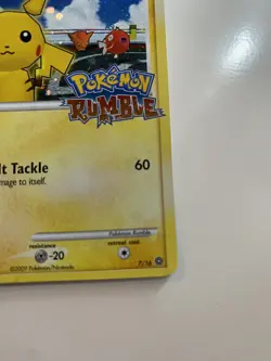 2009 Pokemon Rumble Pikachu Holo #7/16 Lp - Image 5