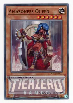 Yugioh Amazon Queen OP06-EN025 Common Unlimited Edition Near Mint / LP - Image 1