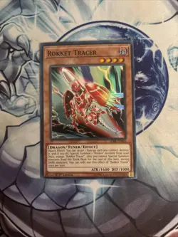 (YCL) Yugioh Rokket Tracer SDRR-EN002 Super Rare 1st Ed VLP - Image 1