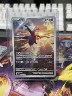 Latios Illustration Rare Surging Sparks 203/191 Nm/Mint Pack Fresh Pokemon TCG - Image 1