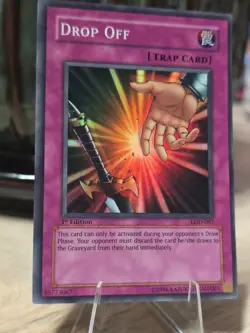 1st Edition Holo ☄ YuGiOh DROP OFF Super Rare ** LOD-097 ** NM/VLP - Image 1
