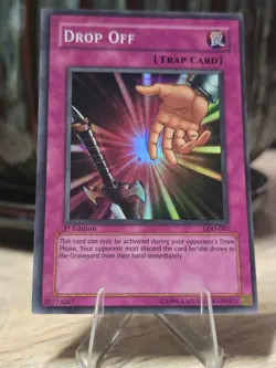 1st Edition Holo ☄ YuGiOh DROP OFF Super Rare ** LOD-097 ** NM/VLP - Image 3
