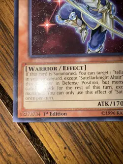 Yugioh! HP Satellarknight Altair - DUEA-EN019 - Rare - 1st Edition Heavily Playe - Image 2