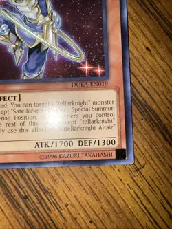 Yugioh! HP Satellarknight Altair - DUEA-EN019 - Rare - 1st Edition Heavily Playe - Image 3