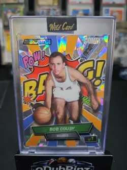 2024 Wild Card Just The Hits Basketball Bob Cousy 2/7 Comix Box Hit Shimmer - Image 1
