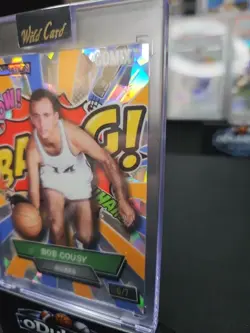 2024 Wild Card Just The Hits Basketball Bob Cousy 2/7 Comix Box Hit Shimmer - Image 3