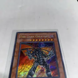 THE DARK CREATOR YUGIOH SECRET RARE HOLO SILVER FOIL - Image 4