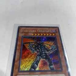 THE DARK CREATOR YUGIOH SECRET RARE HOLO SILVER FOIL - Image 5