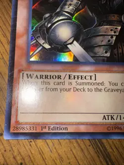 Yugioh! MP Armageddon Knight - SDPD-EN018 - Common - 1st Edition Moderately Play - Image 2