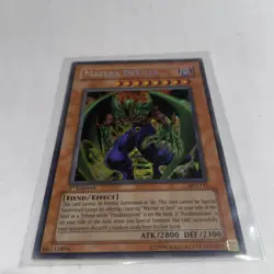 MAZERA DEVILLE YUGIOH SECRET RARE HOLO 1ST EDITION HAS BAD CORNER READ - Image 2