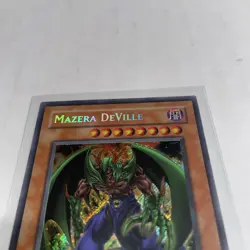 MAZERA DEVILLE YUGIOH SECRET RARE HOLO 1ST EDITION HAS BAD CORNER READ - Image 5
