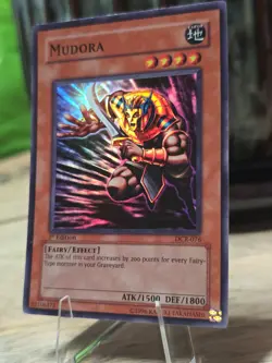 1st Edition Holo ☄ YuGiOh MUDORA Super Rare ** DCR-076 ** NM/VLP - Image 3
