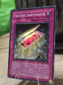 1st Edition * Holo! ☄ YuGiOh The First Sarcophagus ** AST-101 **NM/VLP - Image 2