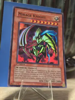 1st Edition! ☄ YuGiOh MIRAGE KNIGHT Holo! ** DCR-018** NM/VLP - Image 1