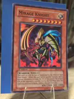 1st Edition! ☄ YuGiOh MIRAGE KNIGHT Holo! ** DCR-018** NM/VLP - Image 2