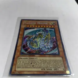 RAINBOW DRAGON YUGIOH SECRET RARE HOLO LIMITED EDITION CT04 - Image 2
