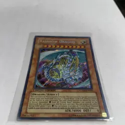 RAINBOW DRAGON YUGIOH SECRET RARE HOLO LIMITED EDITION CT04 - Image 5