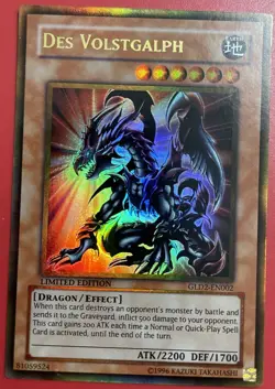 Yugioh Des Volstgalph GLD2-EN002 - Ultra Rare - Image 1