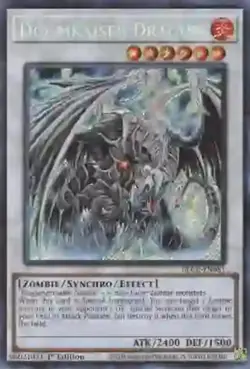 Yugioh! LP Doomkaiser Dragon - BLCR-EN081 - Secret Rare - 1st Edition Lightly Pl - Image 1