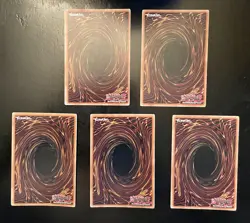 Yugioh 5 Foil/100 Card Turbo Warrior Tin Lot Black Rose Dragon Montage Dragon - Image 5