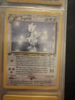 Pokemon TCG Togetic Neo Genesis 16 Holo 1st Edition Holo Rare Card - Image 1