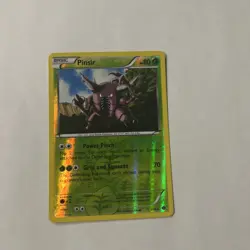 Pinsir Next Destinies #1/99 reverse holo Rare LP Pokemon Card - Image 1