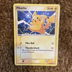 Pokemon Card Pikachu 60/106 EX-Emerald - Image 3