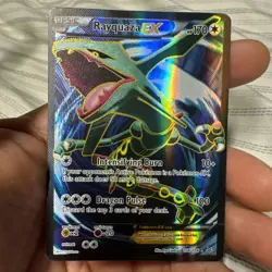 Pokemon TCG Rayquaza EX Full Art Ultra Rare Card Roaring Skies 104/108 - Image 1