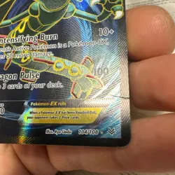 Pokemon TCG Rayquaza EX Full Art Ultra Rare Card Roaring Skies 104/108 - Image 2