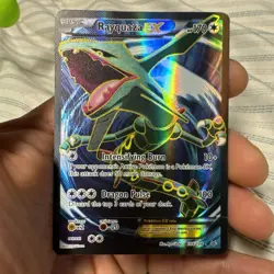 Pokemon TCG Rayquaza EX Full Art Ultra Rare Card Roaring Skies 104/108 - Image 4