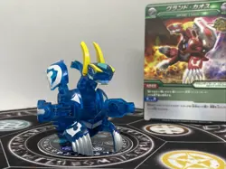 Bakugan BakuTech Translucent Pyrus Flare Dragaon & Ability Card MG Japan Import - Image 1