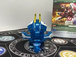 Bakugan BakuTech Translucent Pyrus Flare Dragaon & Ability Card MG Japan Import - Image 3