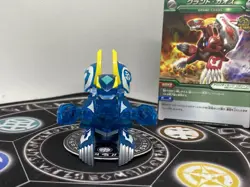 Bakugan BakuTech Translucent Pyrus Flare Dragaon & Ability Card MG Japan Import - Image 5