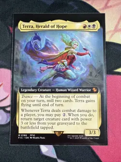 MTG: FINAL FANTASY #186 Terra, Herald of Hope (Extended Art) - Image 4
