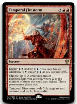 MTG Temporal Firestorm R Dominaria United 147 LP - Image 1