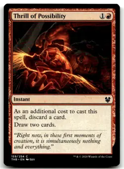 MTG Thrill of Possibility C Theros Beyond Death 159 LP - Image 1